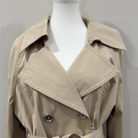 NWT Michael Kors Trench Coat – Beige, Size XL - Picture 3 of 16
